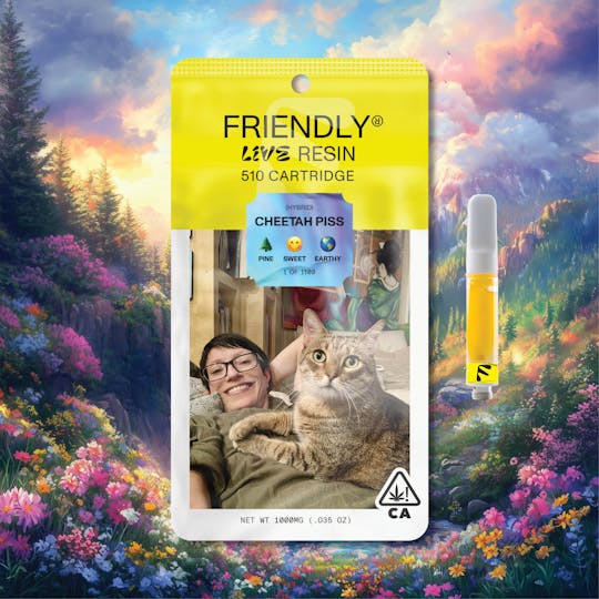 Friendly Brand - Cheetah PIss 1g Live Resin Cartridge - 1