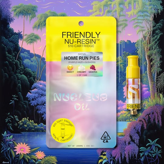 Friendly Brand - Home Run Pies 1g Nucleus Cured Resin 510 Cart - 1