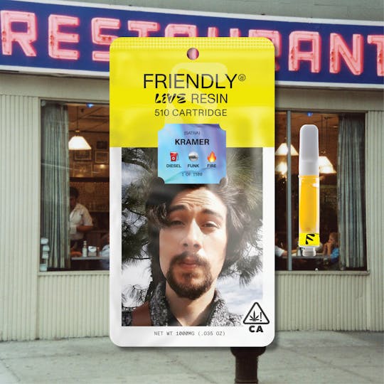 Friendly Brand - Kramer 1g Live Resin Cartridge - 1