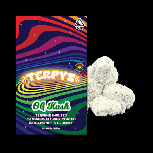 Crème De Canna - Creme De Canna Terpys Diamond Infused Flower OG Kush 1g (I) 4471 - 1