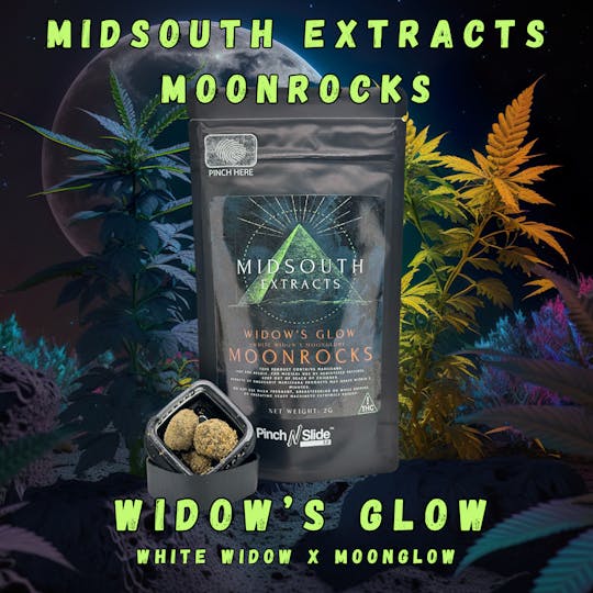 MidSouth Extracts - 2g Moon Rocks - Widow's Glow - 1