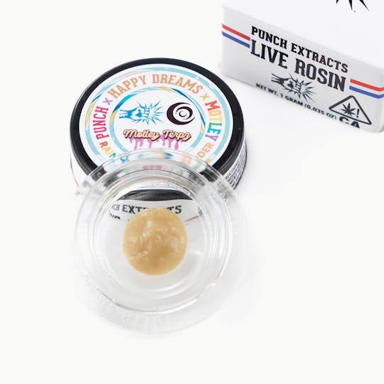 Punch Edibles & Extracts - Rainbow Berry Tier 4 Live Rosin Cold Cure Badder (1g) - 1