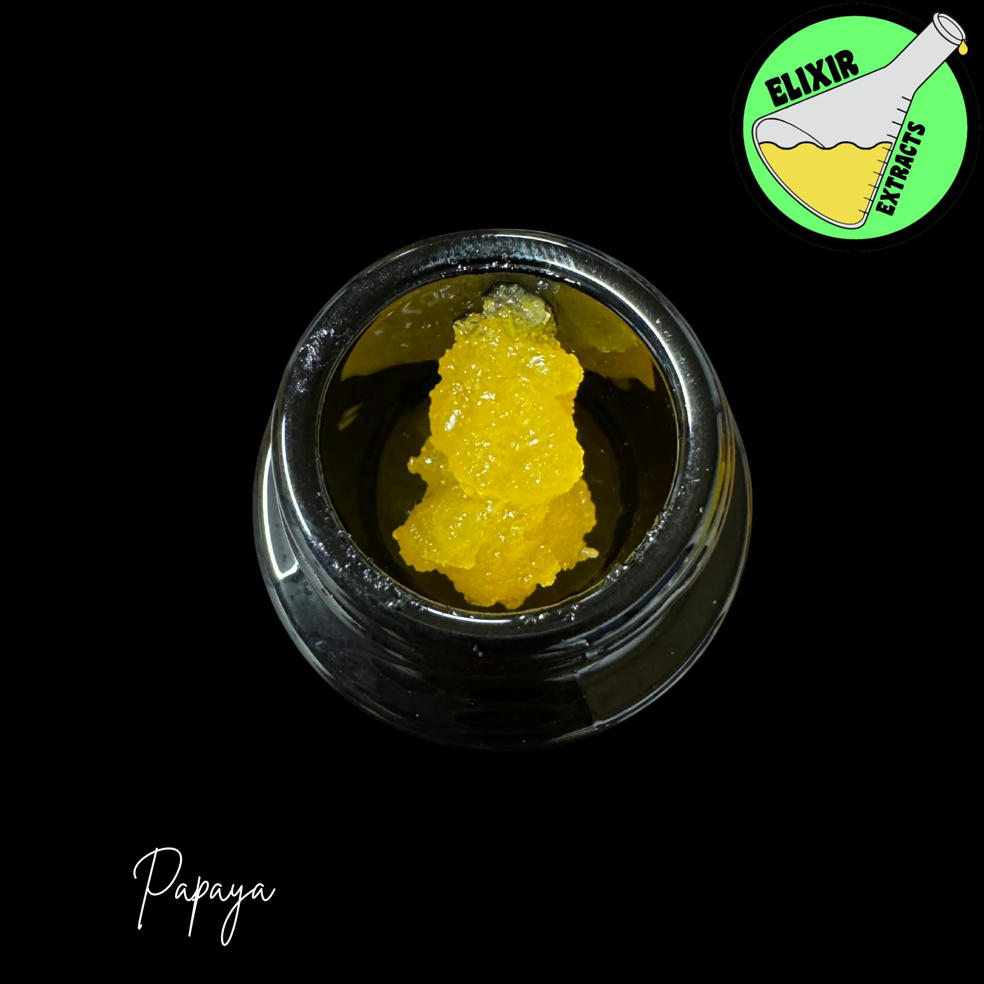 Elixir Extracts - Papaya Cured Resin (1G) - 1