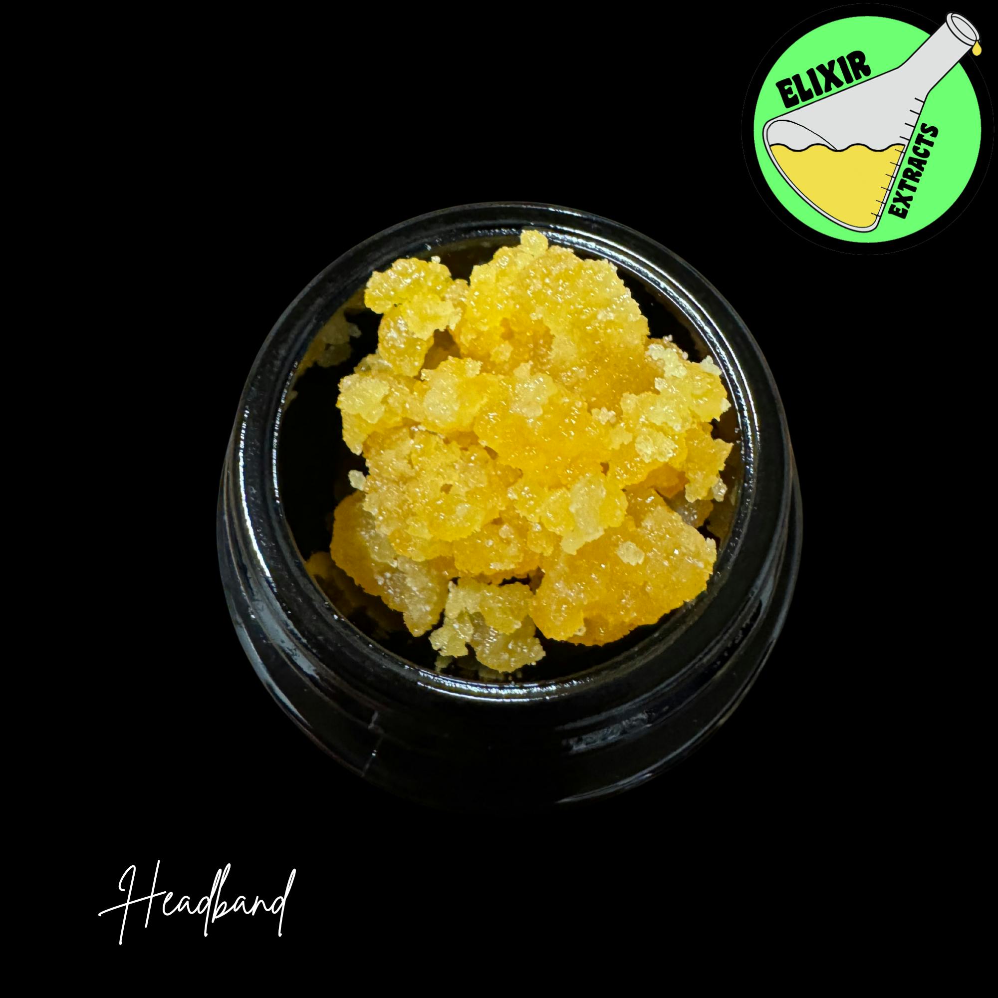 Elixir Extracts - Headband Cured Resin Baller Jar (3.5G) - 1