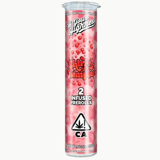 Your Highness - Shirley Temple – Live Hash Infused Pre-Rolls (2 Pack) - 1
