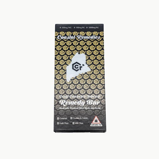 Coastal Remedies - 100mg Hash Rosin Milk Chocolate Bar | Coastal Remedies - 1