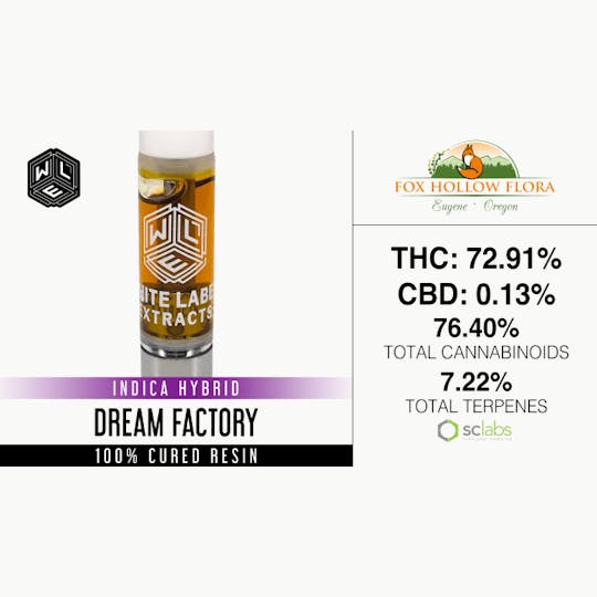 White Label Extracts - WLE | Dream Factory | All-In-One Cured Resin Cartridge (1g) - 1