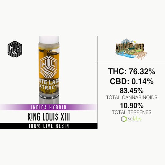 White Label Extracts - WLE | King Louis XIII | Live Resin Cartridge (1g) - 1