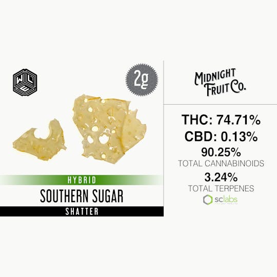White Label Extracts - WLE | Southern Sugar | Shatter (2g) - 1