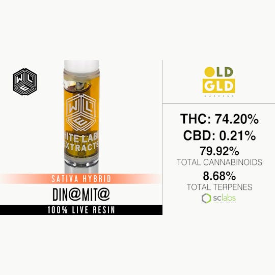 White Label Extracts - WLE | Dinamita | Live Resin Cartridge (1g) - 1