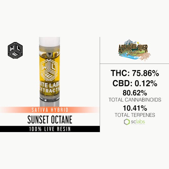 White Label Extracts - WLE | Sunset Octane | Live Resin Cartridge (1g) - 1