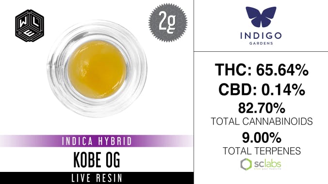 White Label Extracts - WLE | Kobe OG | Live Resin Sugar Sauce (2g) - 1