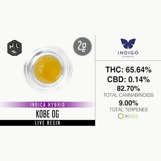 White Label Extracts - WLE | Kobe OG | Live Resin Sugar Sauce (2g) - 1