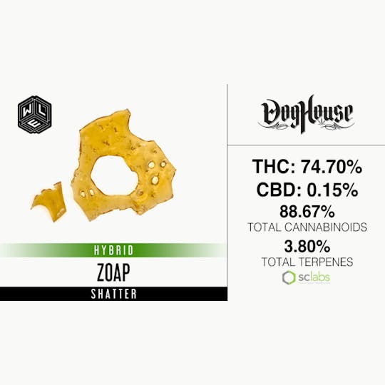White Label Extracts - WLE | Zoap | Shatter (1g) Hybrid - 1
