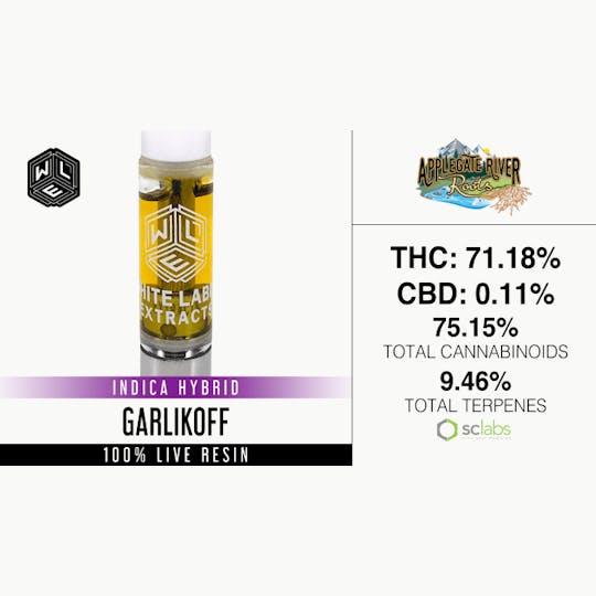 White Label Extracts - WLE | Garlikoff | Live Resin Cartridge (1g) - 1