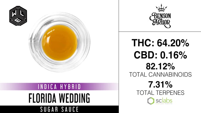 White Label Extracts - WLE | Florida Wedding | Cured Resin Sugar Sauce (1g) - 1