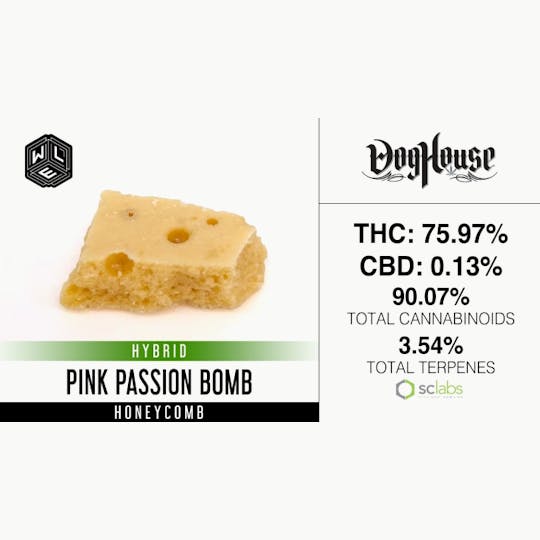 White Label Extracts - WLE | Pink Passion Bomb | Honeycomb (1g) Hybrid - 1