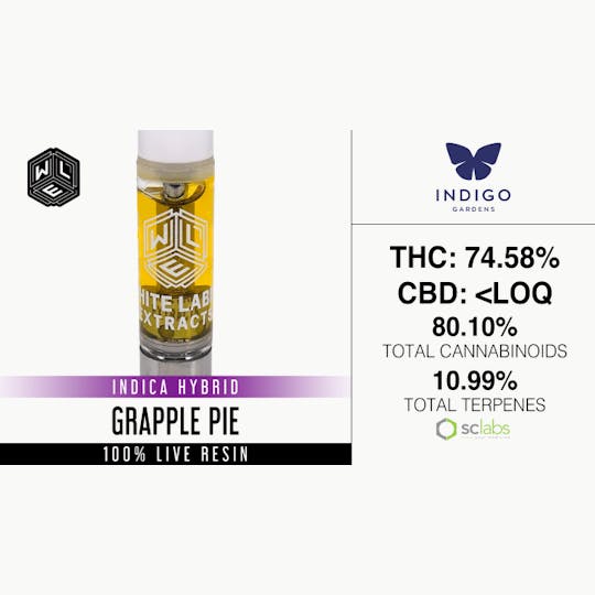 White Label Extracts - WLE | Grapple Pie | Live Resin Cartridge (1g) - 1
