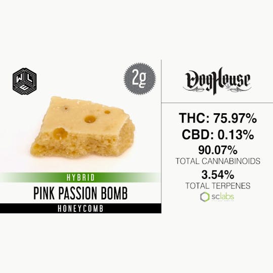 White Label Extracts - WLE | Pink Passion Bomb | Honeycomb (2g) - 1