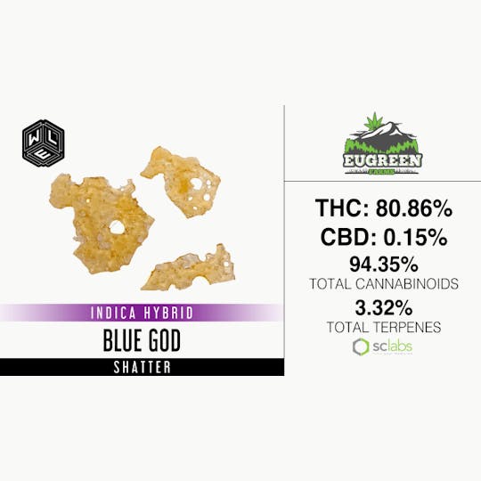 White Label Extracts - WLE | Blue God | Shatter (1g) - 1