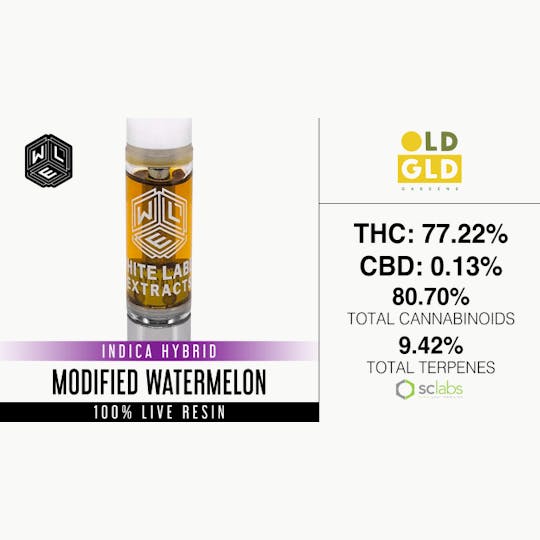 White Label Extracts - WLE | Modified Watermelon | Live Resin Cartridge (1g) - 1
