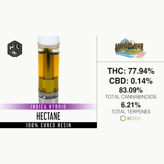 White Label Extracts - WLE | Hectane | Cured Resin Cartridge (1g) - 1