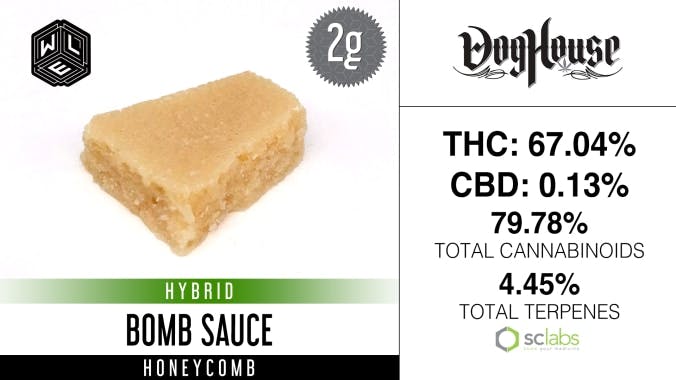 White Label Extracts - WLE | Bomb Sauce | Honeycomb (2g) Hybrid - 1