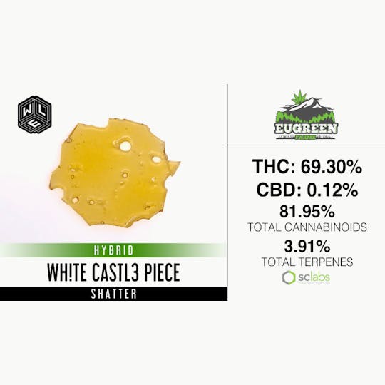 White Label Extracts - WLE | White Castle Piece | Shatter (1g) - 1