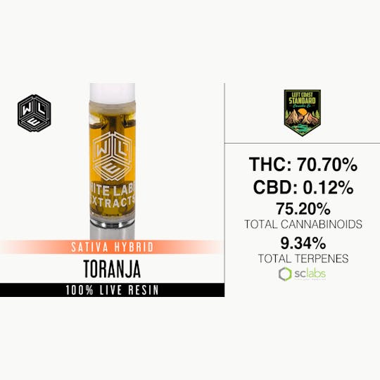 White Label Extracts - WLE | Toranja | Live Resin Cartridge (1g) - 1