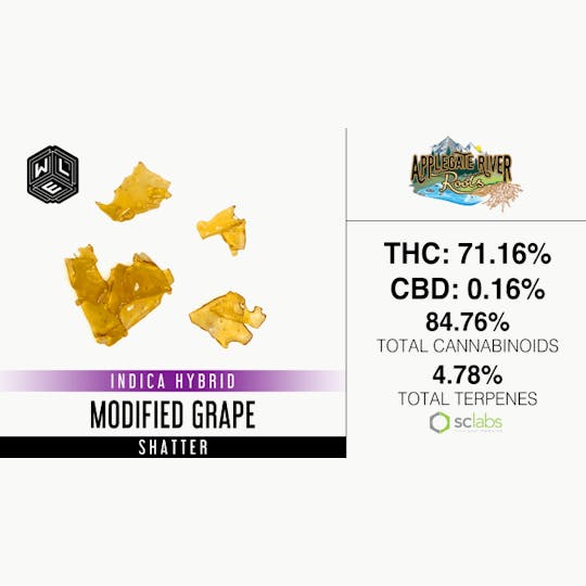 White Label Extracts - WLE | Modified Grape | Shatter (1g) - 1