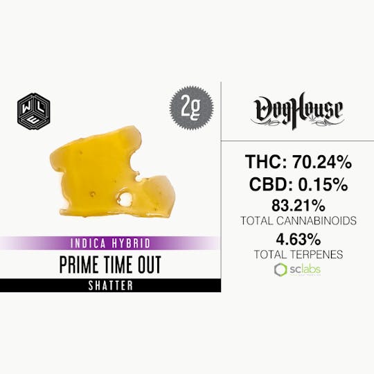 White Label Extracts - WLE | Prime Time Out | Shatter (2g) - 1
