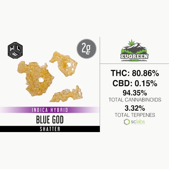 White Label Extracts - WLE | Blue God | Shatter (2g) - 1