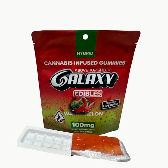 Galaxy - Watermelon Live Rosin Gummies 100mg - CA - 1
