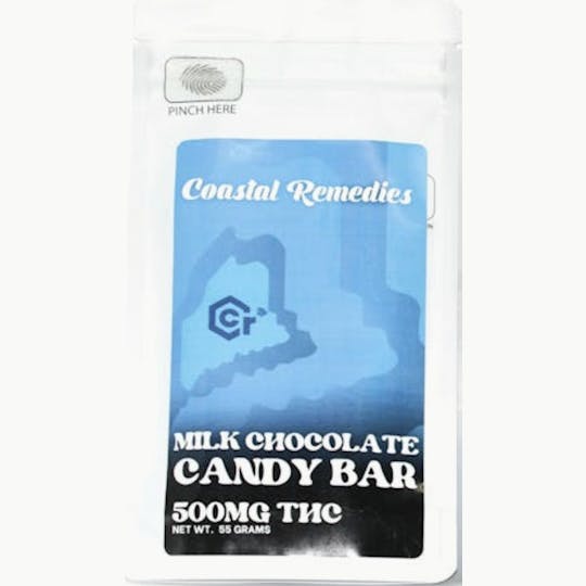 Coastal Remedies - 500mg Milk Chocolate Bar | Coastal Remedies - 1