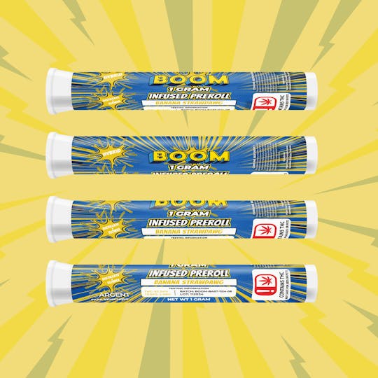 Boom - Banana Strawdawg - 1g Infused Preroll - 1