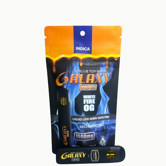 Galaxy - White Fire Live Resin Disposable Vape 1g - CA - 1