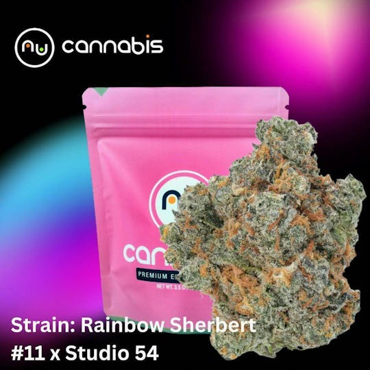 Nu Cannabis Brand - NuCannabis Rainbow Sherbert #11 X Studio 54 7g - PREMIUM INDOOR FLOWERS - 1