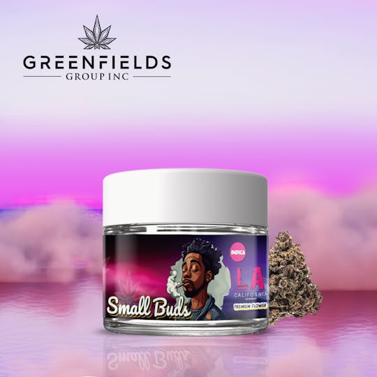 Greenfields Group - Pink Rozay - Smalls | 28g Indica Exotic Flower - 1