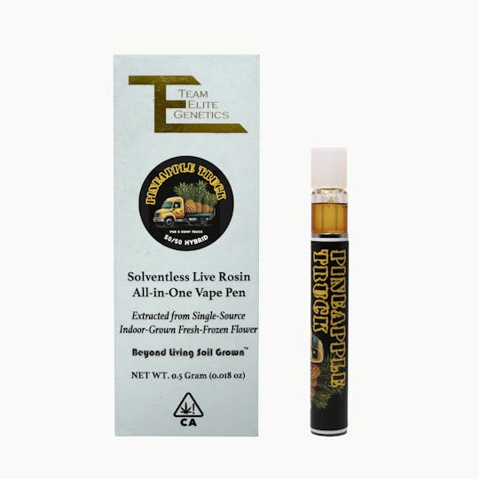 Team Elite Genetics - Pineapple Truck AIO Solventless Rosin Vape - 1