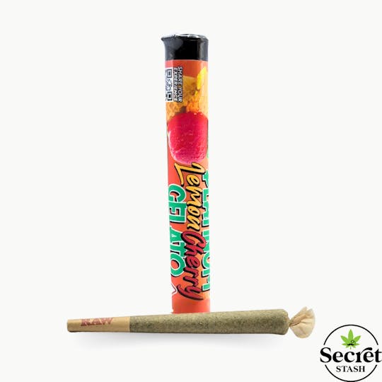 Secret Stash - Secret Stash | Full Bud Pre Roll | Platinum Lemon Cherry Gelato | 1.2g - 1
