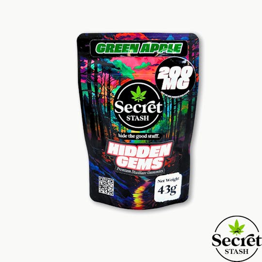 Secret Stash - Secret Stash | Hidden Gems | THC | Green Apple | 200mg - 1
