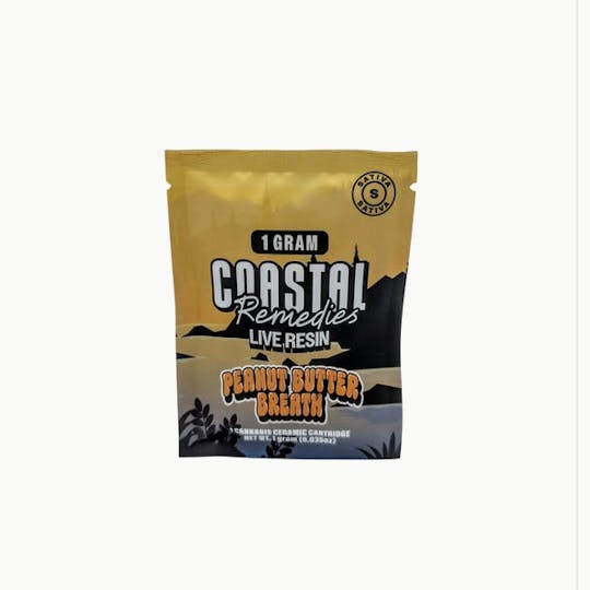 Coastal Remedies - Peanut Butter Breath | 1g Live Resin Cartridge | Coastal Remedies - 1