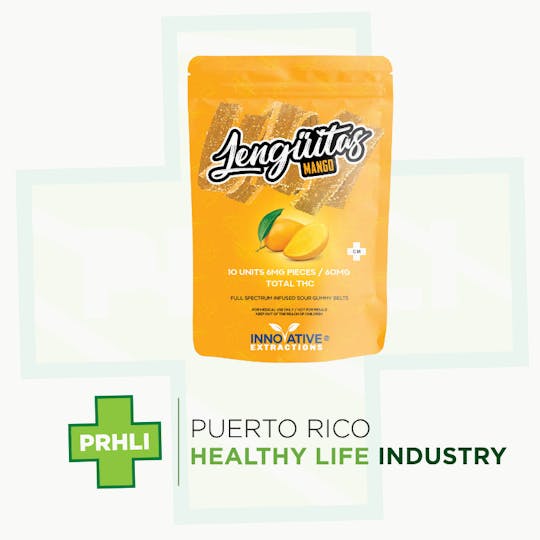 Puerto Rico Healthy Life - Lengüitas 60mg Mango - Multipack - 1