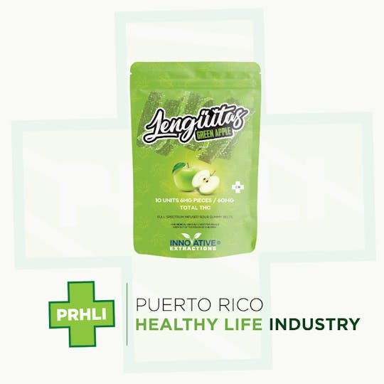Puerto Rico Healthy Life - Lengüitas 60mg Green Apple - Multipack - 1
