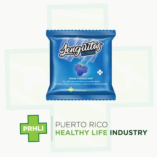 Puerto Rico Healthy Life - Lengüitas 50mg High Dose Blazpberry - Single Unit - 1