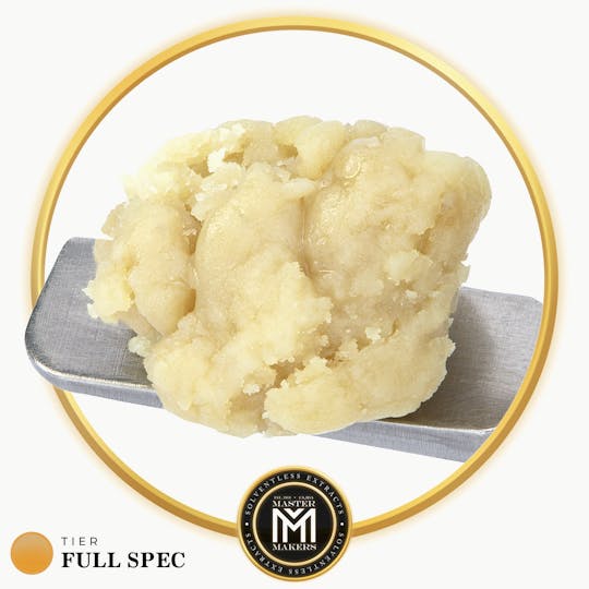 Master Makers - MANDARIN HAZELNUT - Live Rosin Cold Cure - Full Spec Line - 1