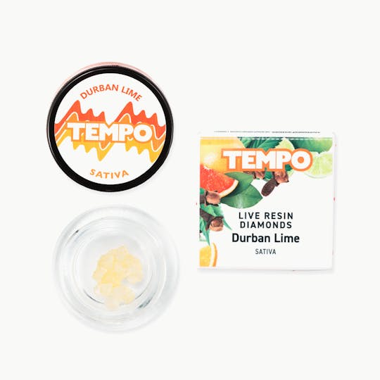 Tempo - Durban Lime Live Resin Diamonds (Sativa) - 1