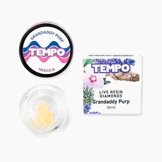Tempo - Grandaddy Purp Live Resin Diamonds (Indica) - 1
