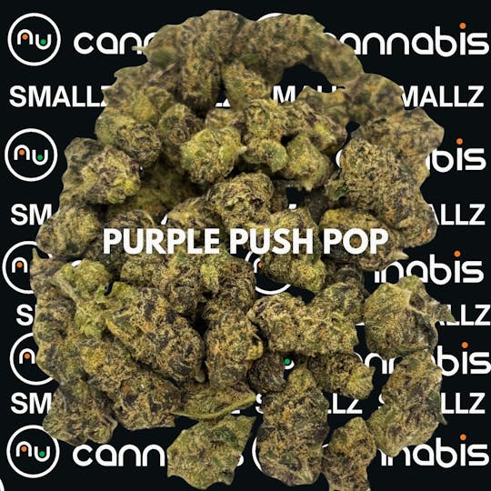 Nu Cannabis Brand - NuCannabis - Purple Push Pop SMALLS 3.5g - SMALLS PREMIUM INDOOR FLOWERS - 1