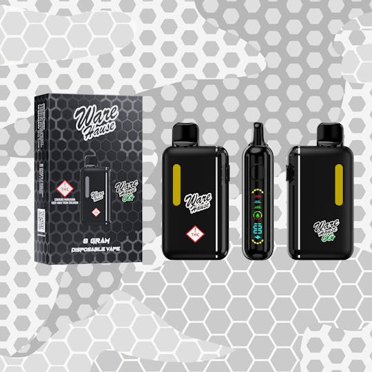 Ware Hause - WARE HAUSE - HEAVY W8GHT: 8 Gram Disposable - Ware Hause OG with Live Terps - 1